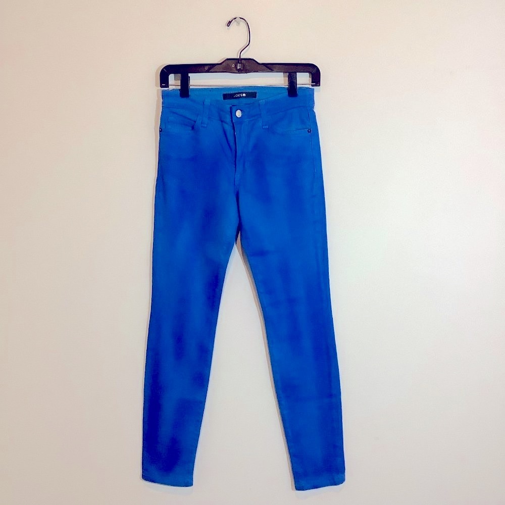 Joe’s blue coated high water jeans size 25 NWT minor wear